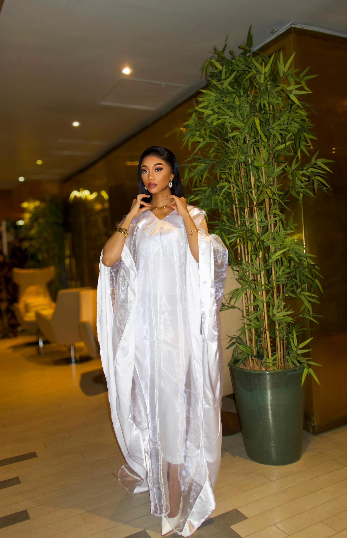 ROBE COEUR DE COTON BLANCHE